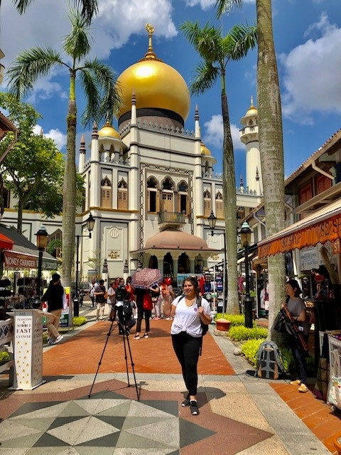 CIA student Briana Martin-Smith in Singapore.