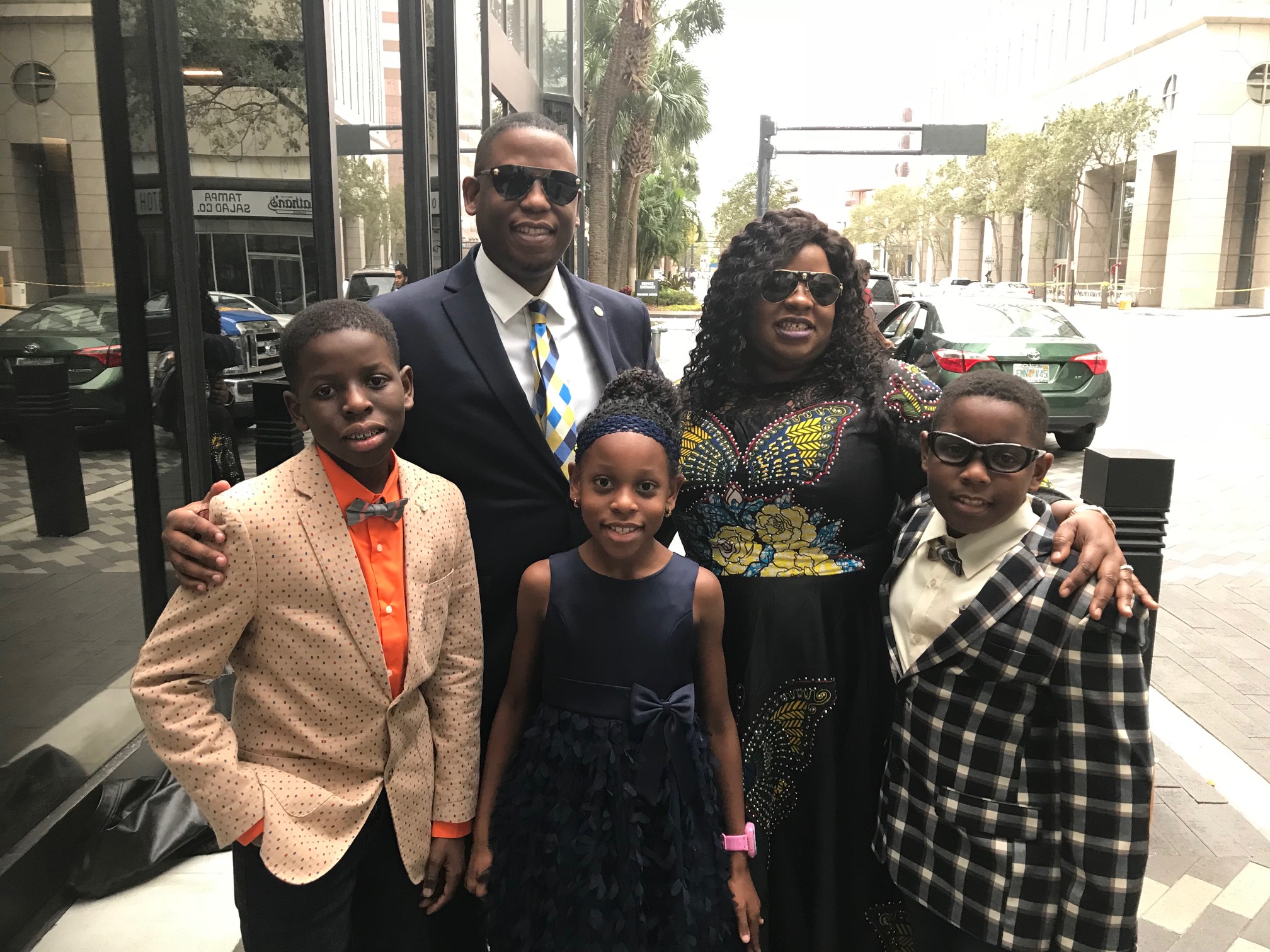 TJ and his family