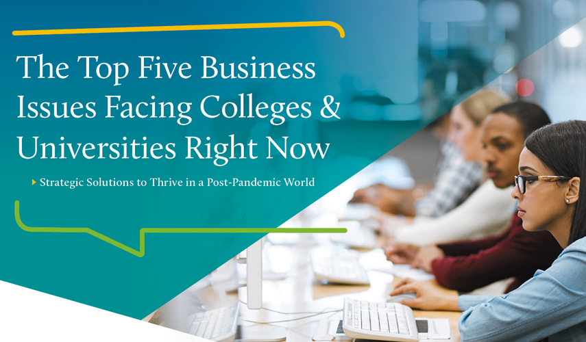 solving challenges facing higher ed